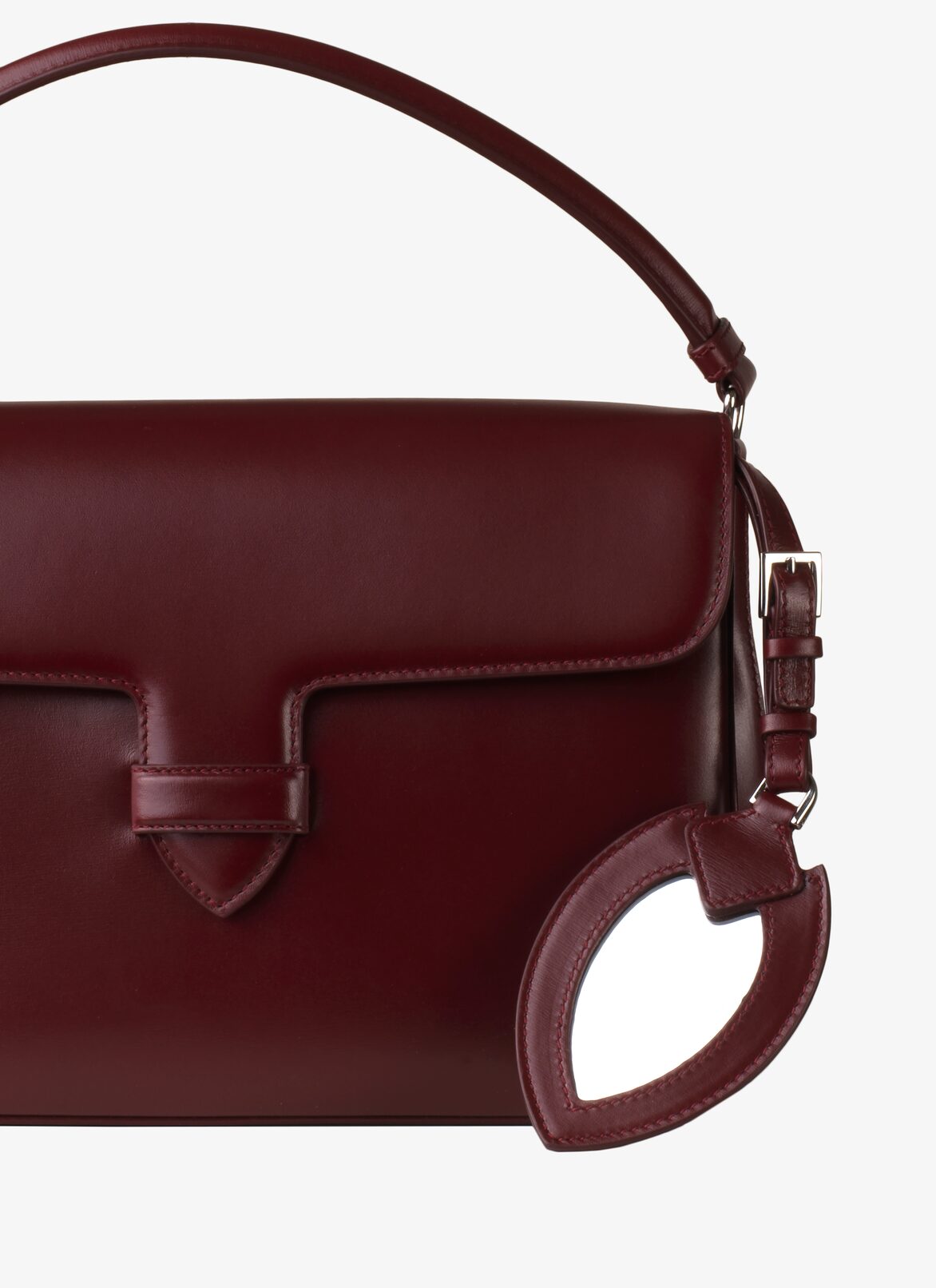 CLOSED BAG IM C.LUX CLOU ARABESQ. STRAP POURPRE ALAÏA PURPLE  CLOSED BAG IM C.LUX CLOU ARABESQ. STRAP POURPRE